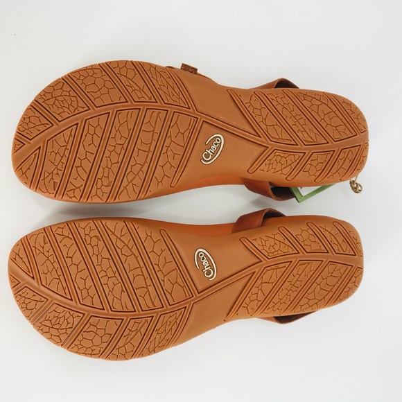 Chaco Maple Sage Leather Gladiator Sandal Women Size 11 - Picture 3 of 4